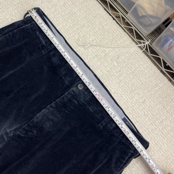 Polo Ralph Lauren Corduroy Pants Mens Size 38 Classic Fit Navy Blue Read - Picture 10 of 14